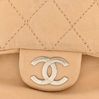 Chanel Lambskin Stitched Accordion Flap Tote Beige 11 of 14