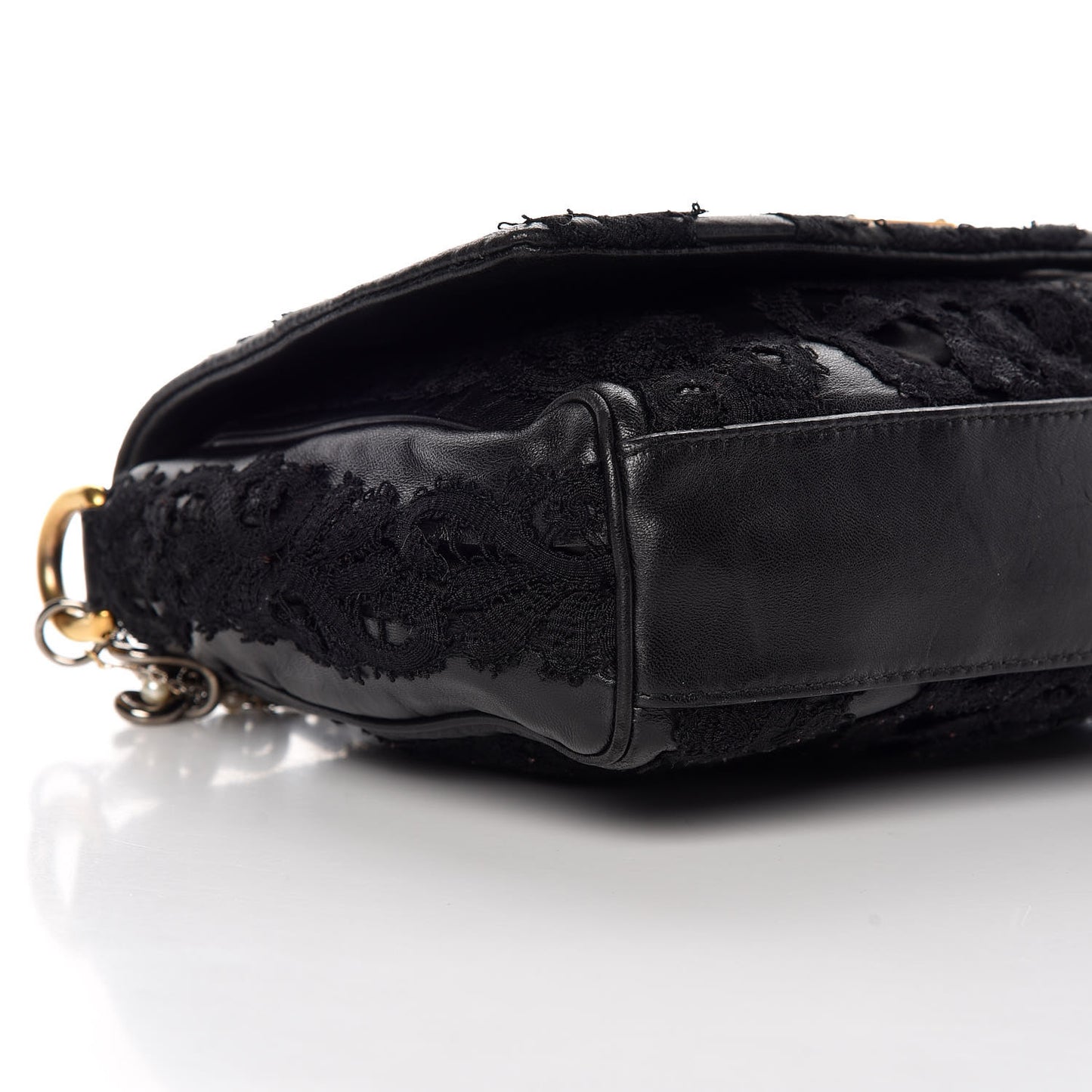 Lace Miss Charles Evening Bag Black