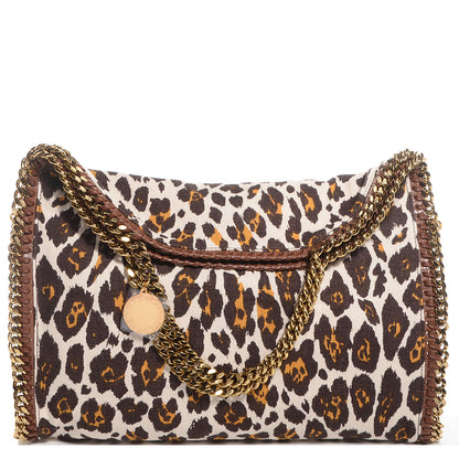 Stella McCartney Linen Leopard Small Falabella Tote 1 of 9