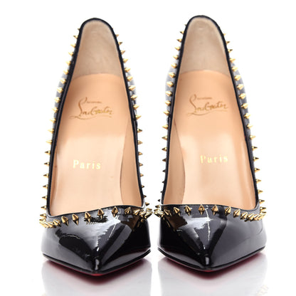 Christian Louboutin Patent Anjalina 120 Pumps 36.5 Black 2 of 9