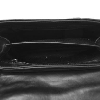 Saint Laurent Calfskin Y Quilted Monogram Monochrome Toy Loulou Crossbody Bag Black 4 of 10