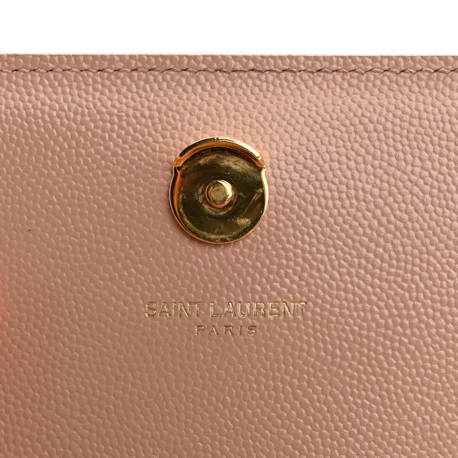 Saint Laurent Grain De Poudre Small Monogram Kate Satchel Pale Blush 11 of 15