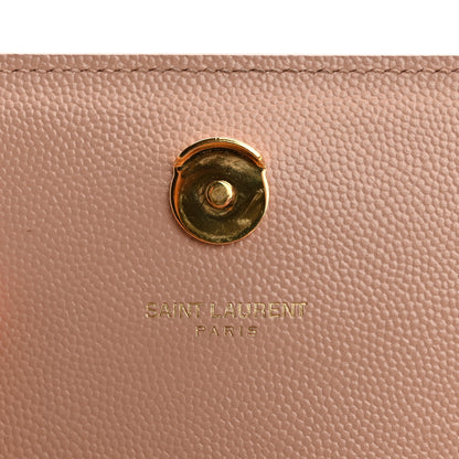 Saint Laurent Grain De Poudre Small Monogram Kate Satchel Pale Blush 11 of 15