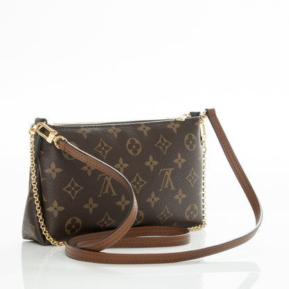 Louis Vuitton Monogram Pallas Clutch Black 3 of 8