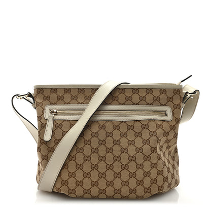Gucci Monogram Messenger Bag Off White 1 of 8