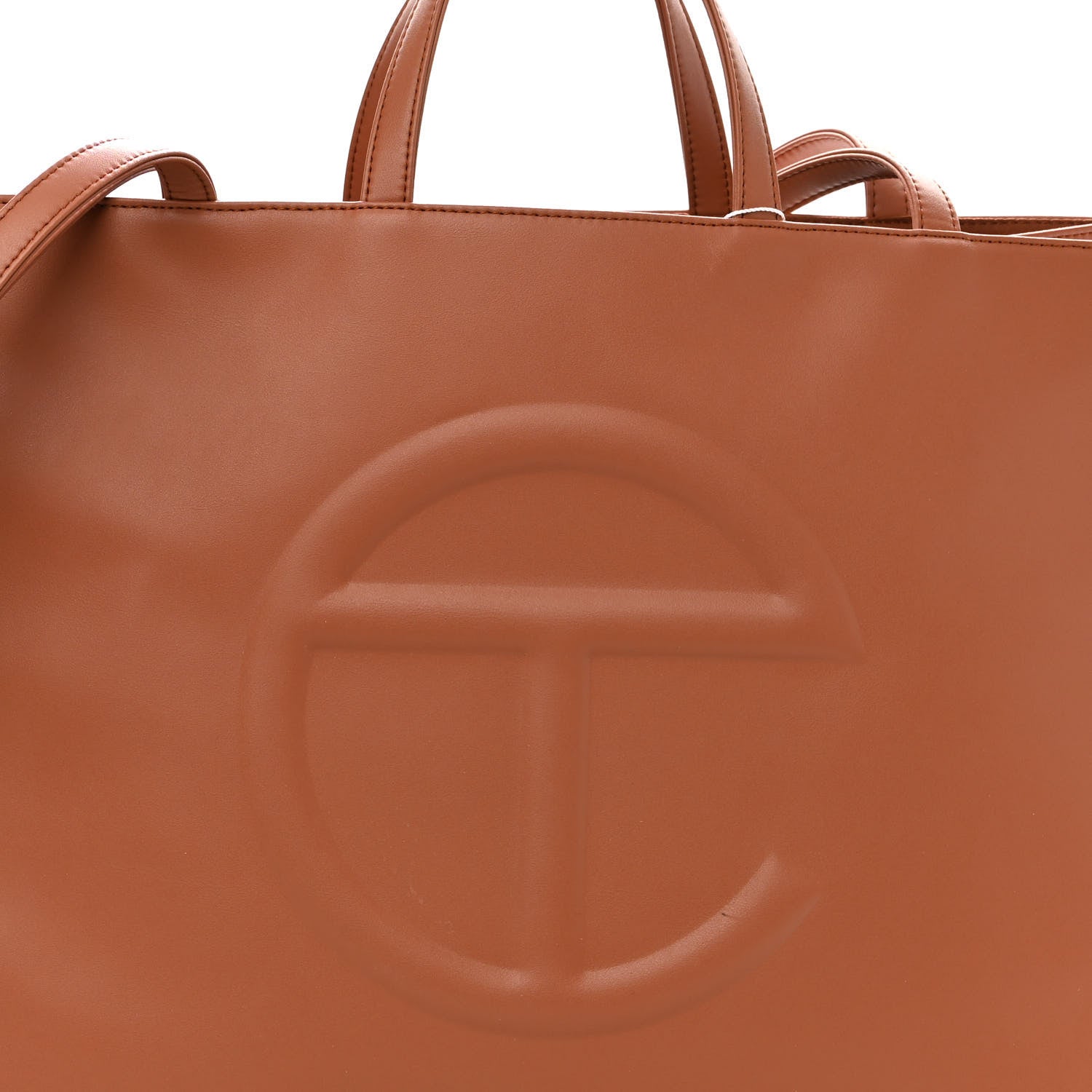 Telfar Vegan Leather Large Shopping Bag Tan 7 of 11