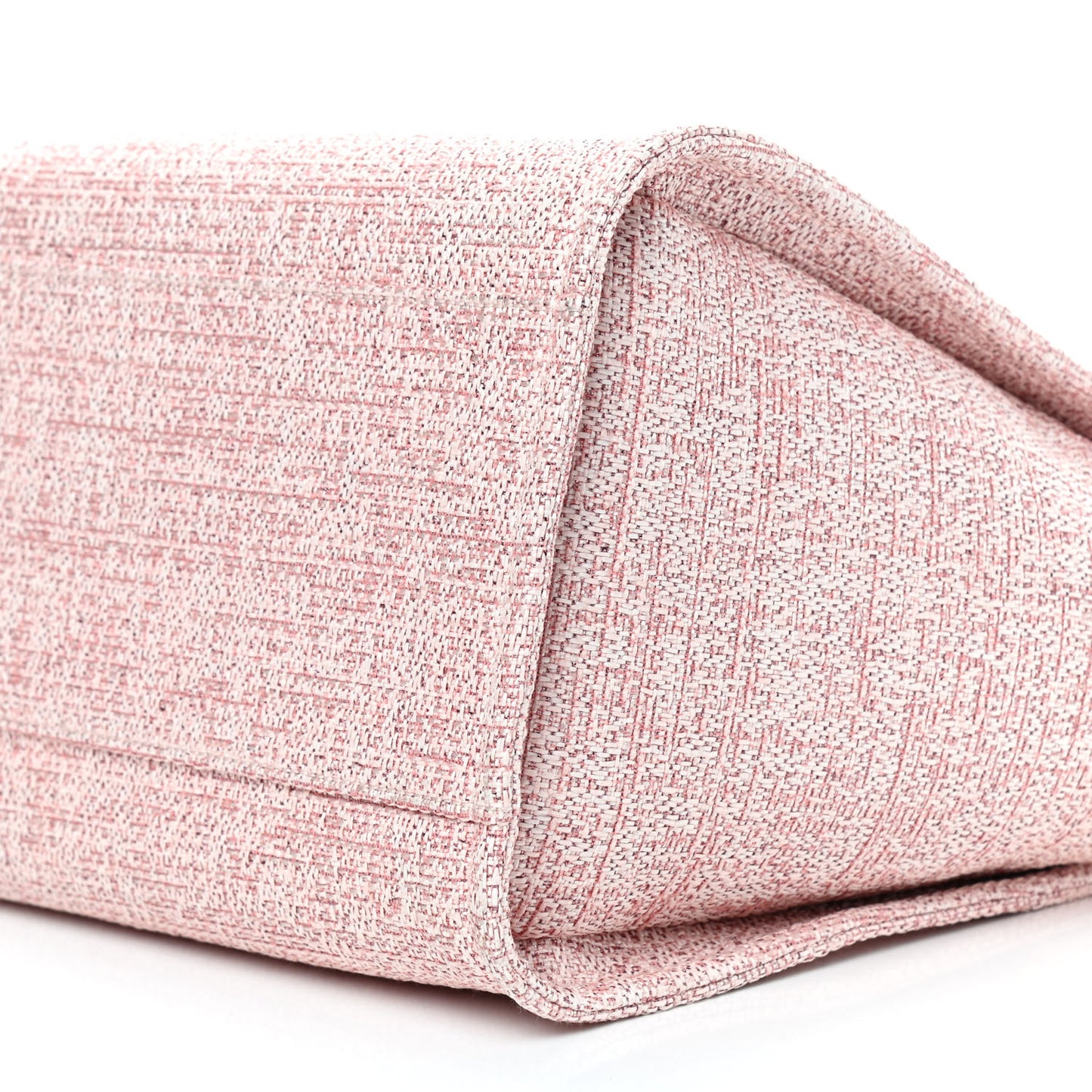 Lurex Boucle Deauville Medium Tote Pink