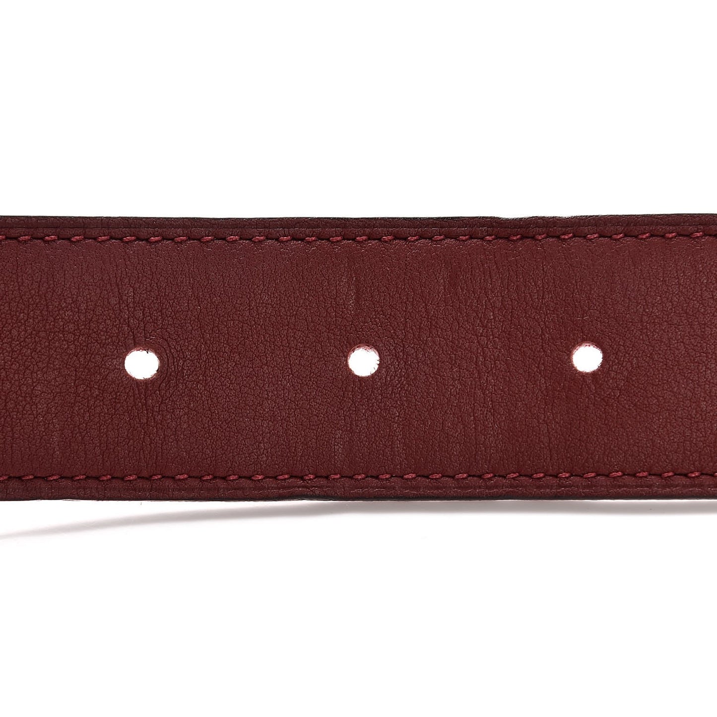 Swift Epsom 32mm Au Carre H Belt 90 Rouge H Rouge Casaque