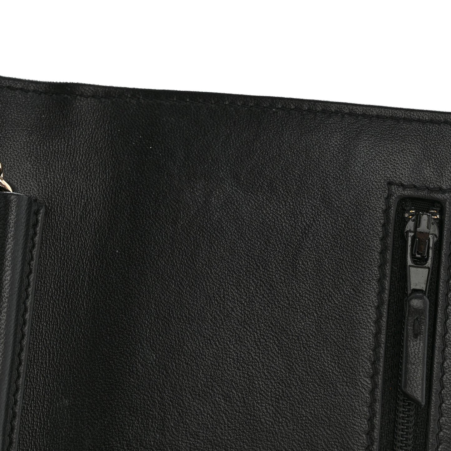 Lambskin Quilted All About Chanel Charm Wallet On Chain WOC Black
