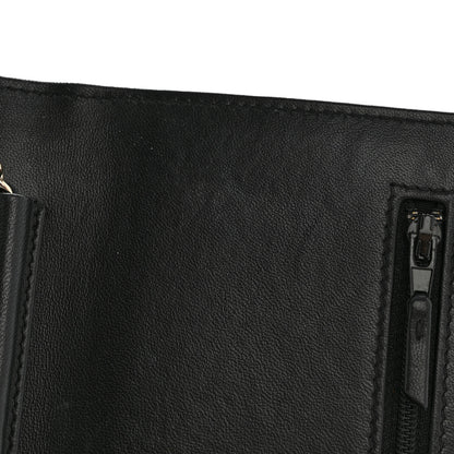 Chanel Lambskin Quilted All About Chanel Charm Wallet On Chain WOC Black 12 of 13