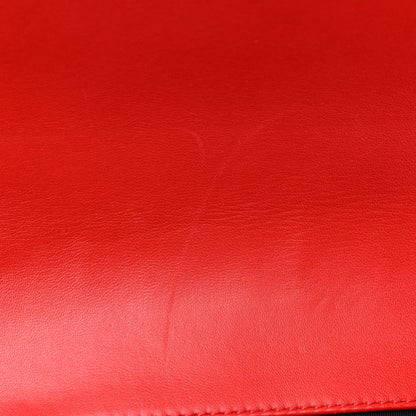 Chanel Lambskin Embossed Medium Boy Cube Flap Red 15 of 15