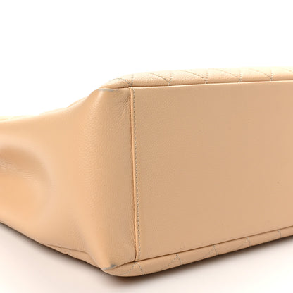 Chanel Caviar Quilted Grand Shopping Tote GST Beige 10 of 11