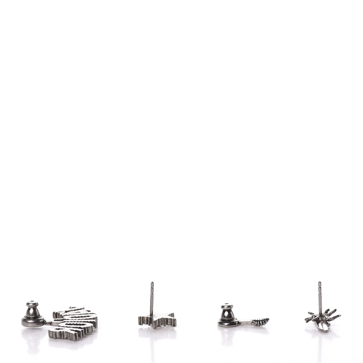 Christian Dior Palladium Crystal J'adior Earrings 3 of 5