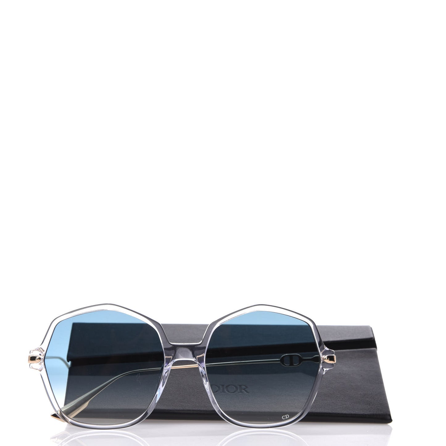 Acetate Metal Diorlink 2 Sunglasses Blue Gold