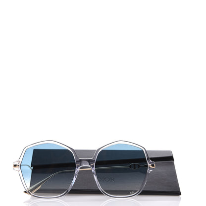 Christian Dior Acetate Metal Diorlink 2 Sunglasses Blue Gold 8 of 8