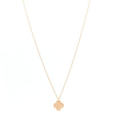 Van Cleef & Arpels 18K Rose Gold Sweet Alhambra Pendant Necklace 1 of 6