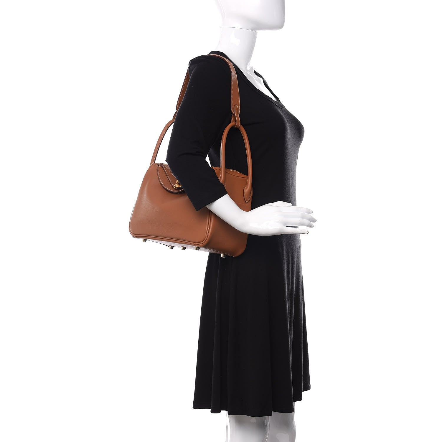 Hermes Evercolor Lindy 26 Gold 2 of 10