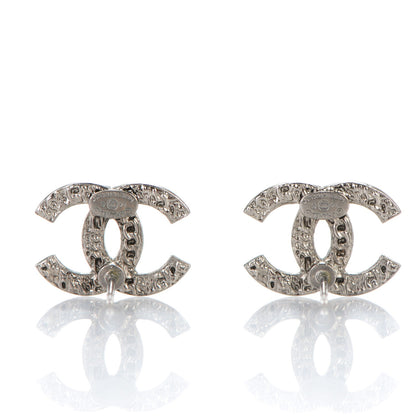 Chanel CC Chain Earrings Silver 3 of 4