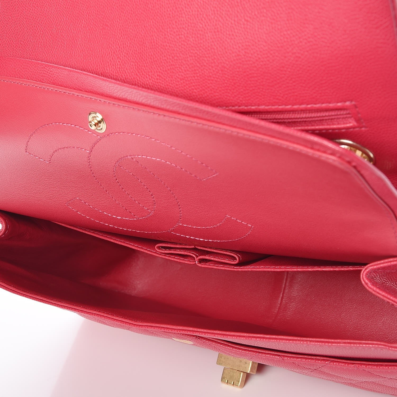 Chanel Caviar Quilted 2.55 Reissue 226 Flap Dark Pink 6 of 14