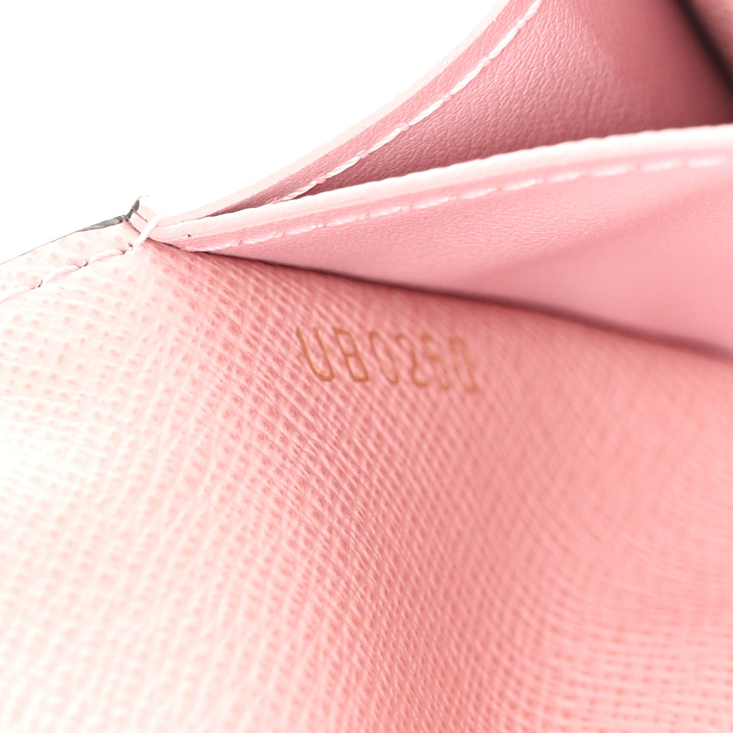 Damier Ebene Rosalie Coin Purse Rose Ballerine