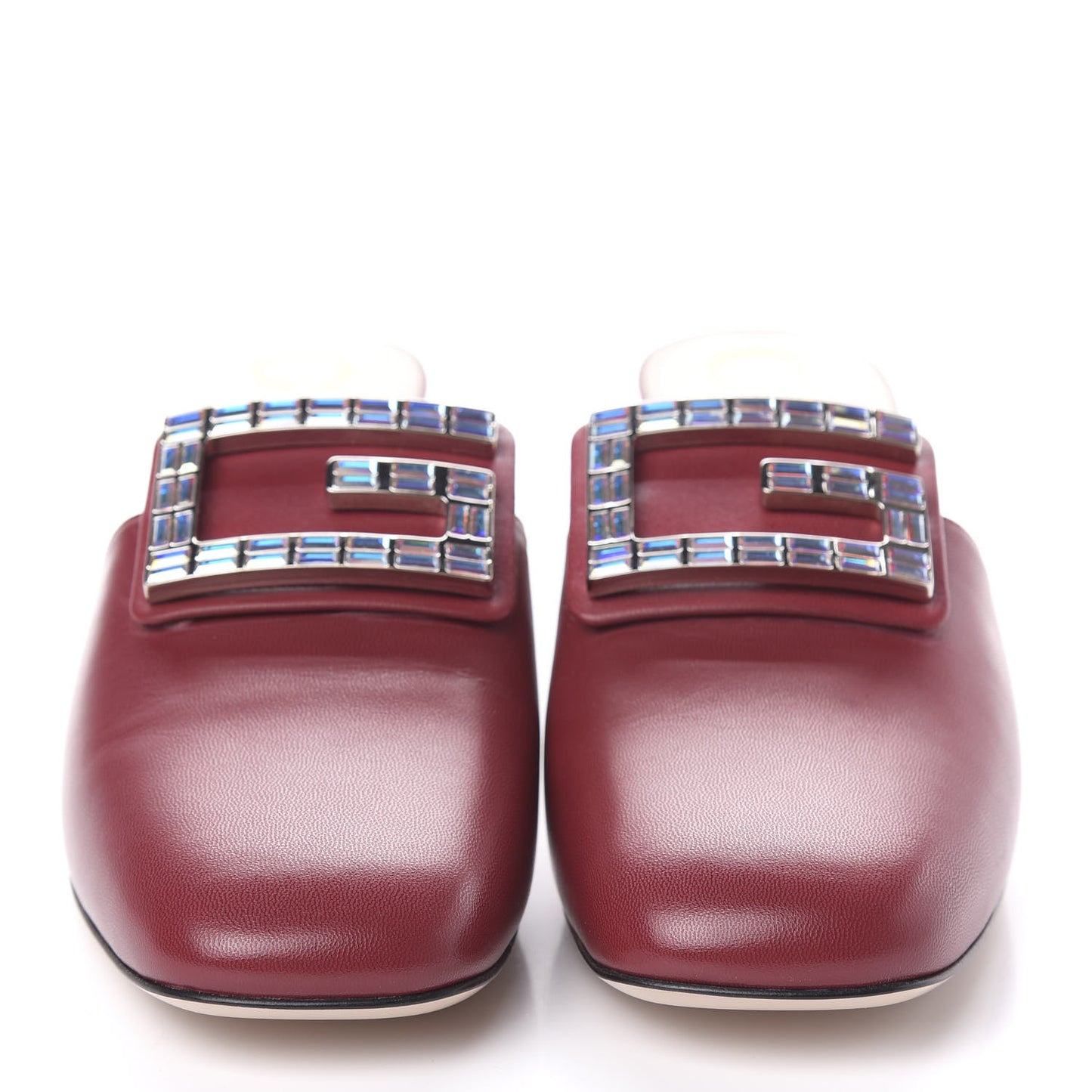 Malaga Kid Crystal Square G Madelyn Mules 39 Romantic Cerise