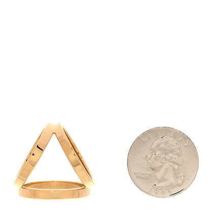 Hermes Permabrass Gold Trio Scarf Ring 2 of 4