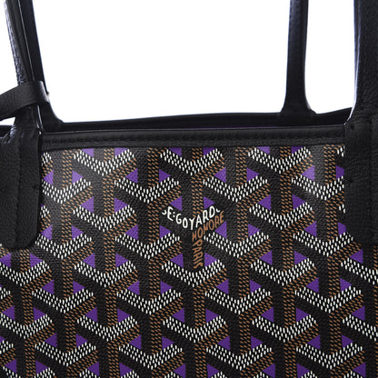 Goyard Goyardine Saint Louis Claire Voie PM Black Violet 8 of 8