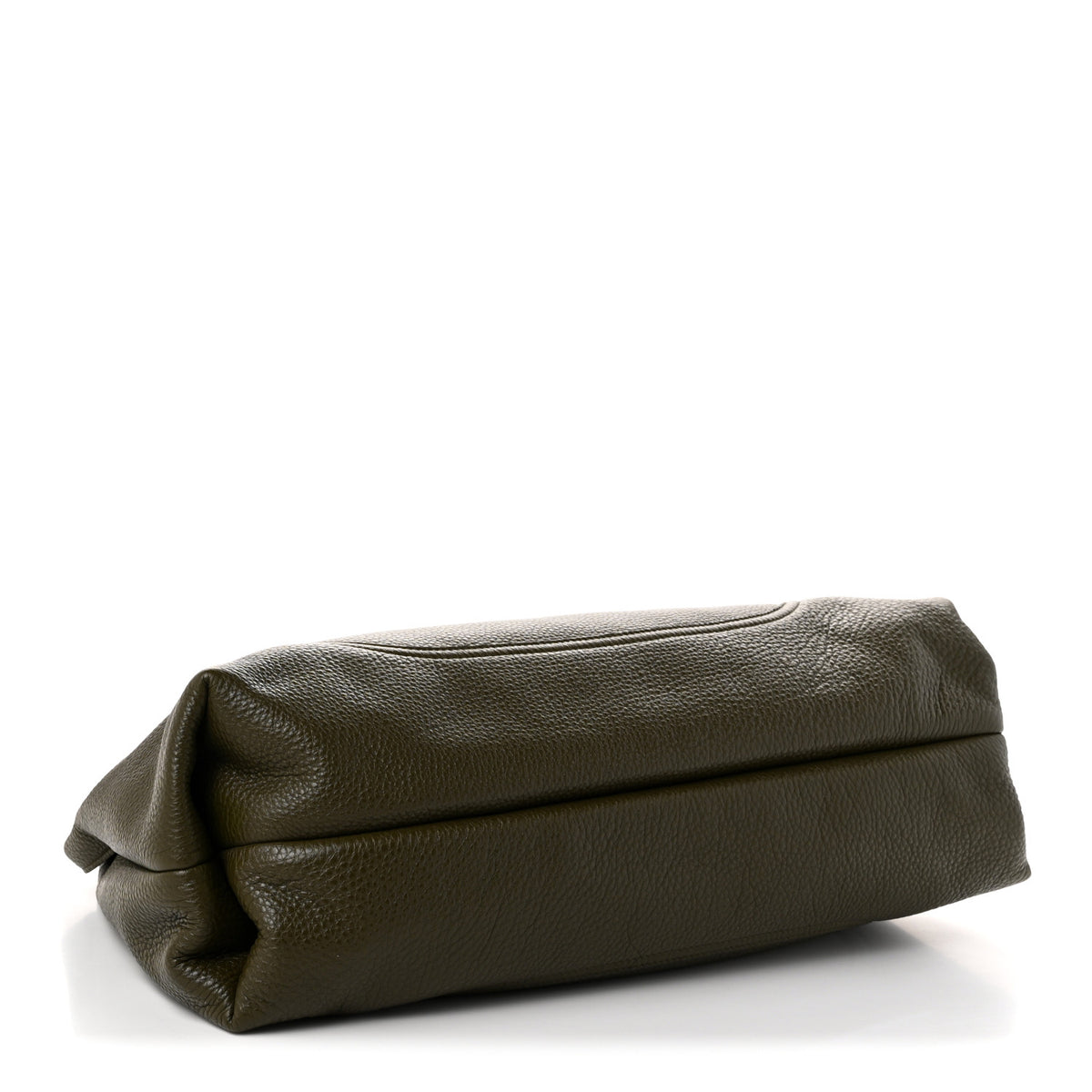 Gucci Grained Calfskin Softbit Maxi Shoulder Bag Forest Green 4 of 10