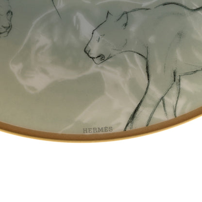 Hermes Porcelain Carnets D'Equateur Felines Bread And Butter Plate 4 of 6