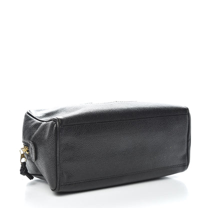 Chanel Caviar Timeless CC Cosmetic Pouch Bag Black 4 of 10