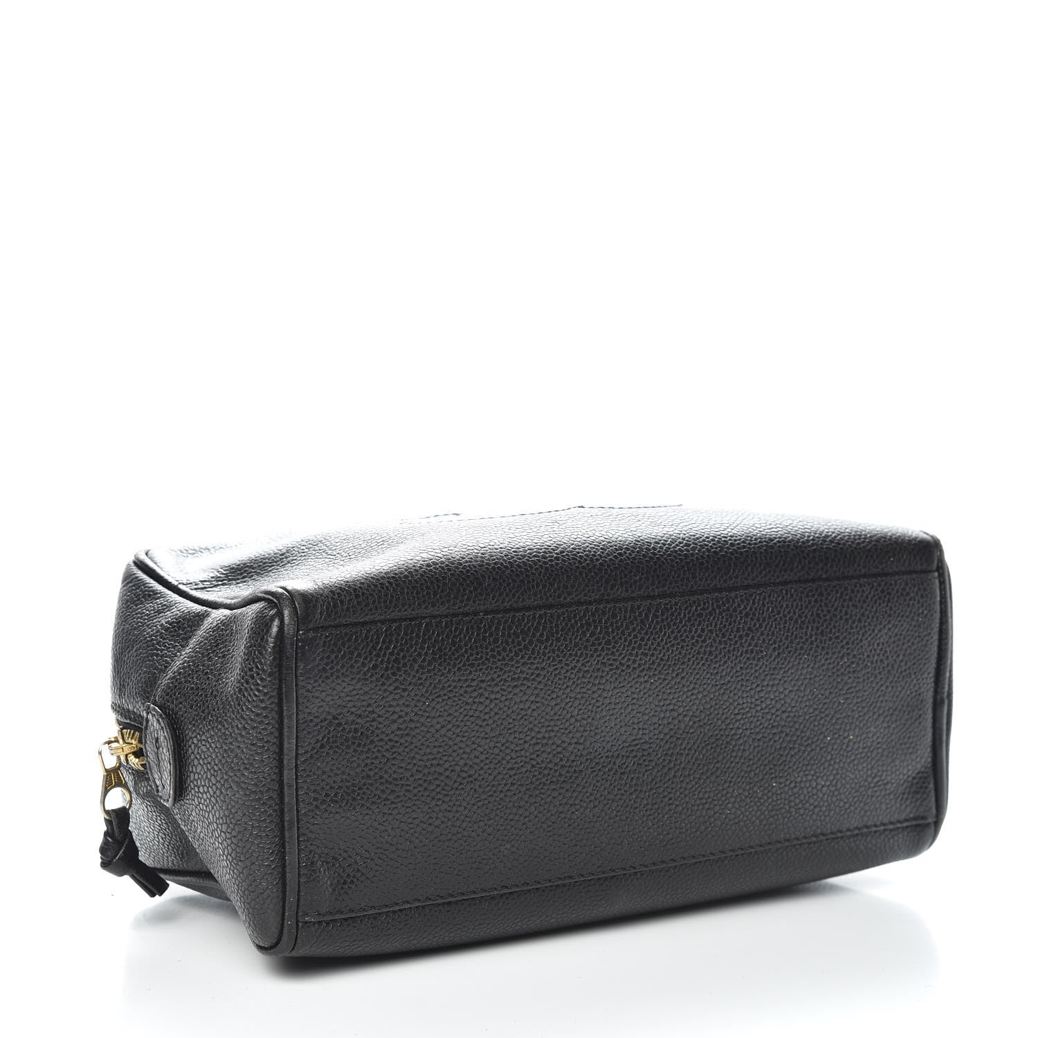 Chanel Caviar Timeless CC Cosmetic Pouch Bag Black 4 of 10