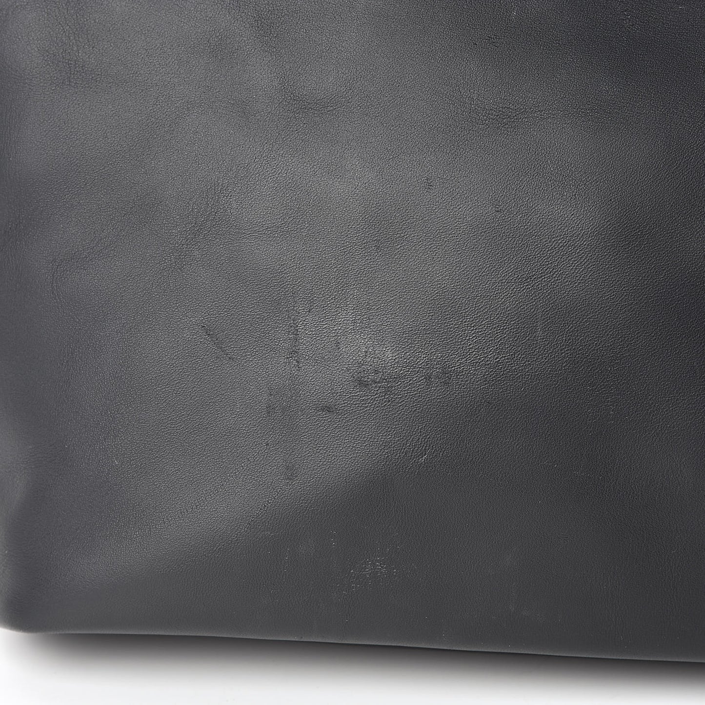 Smooth Calfskin Large Baylee Tote Black Grey