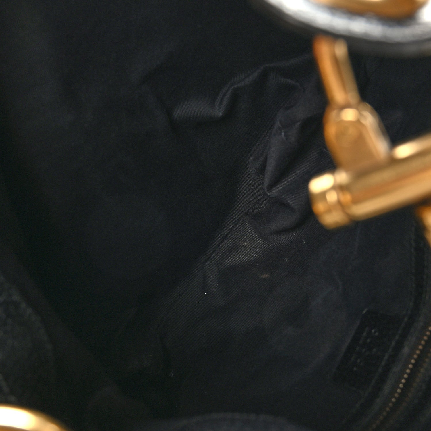 Gucci Monogram Piston Lock Jackie O Hobo Black 5 of 9
