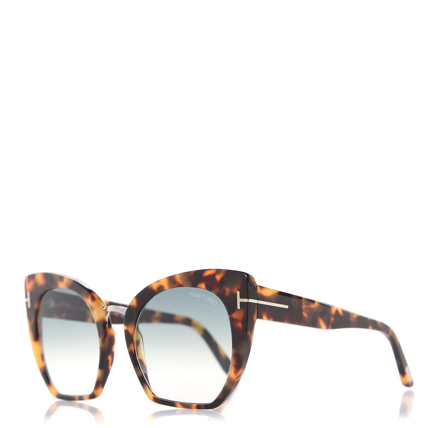 Samantha Cat Eye Sunglasses TF553 Havana