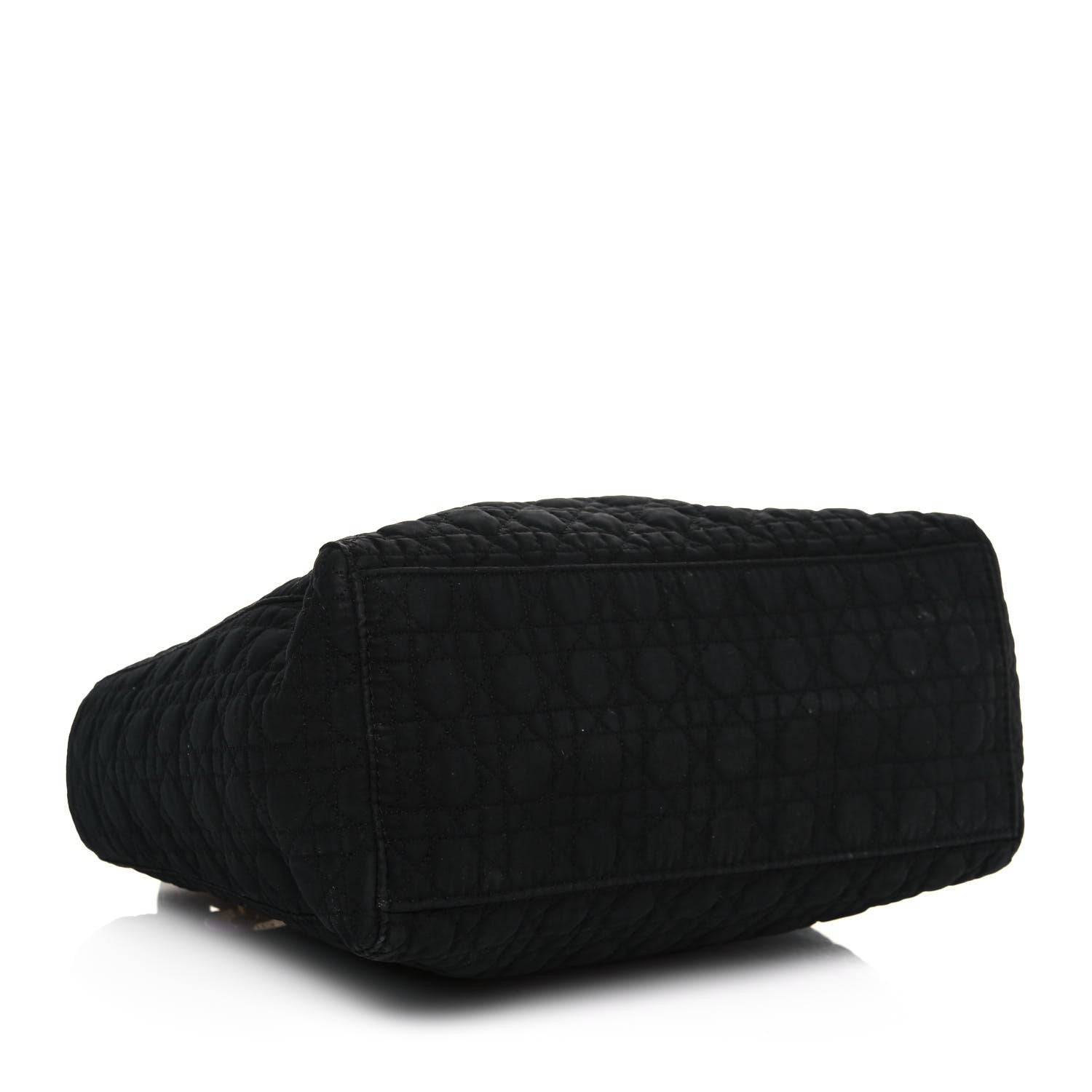 Christian Dior Nylon Cannage Medium Lady Dior Black 4 of 17