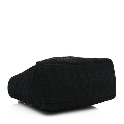 Christian Dior Nylon Cannage Medium Lady Dior Black 4 of 17
