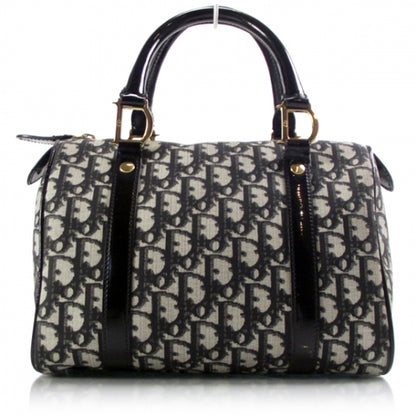 Christian Dior Monogram Boston Black 1 of 9