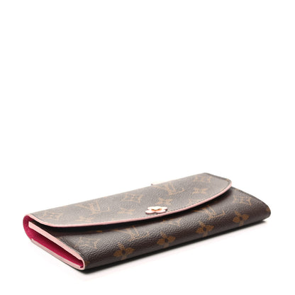 Louis Vuitton Monogram Bloom Flower Emilie Wallet 4 of 8