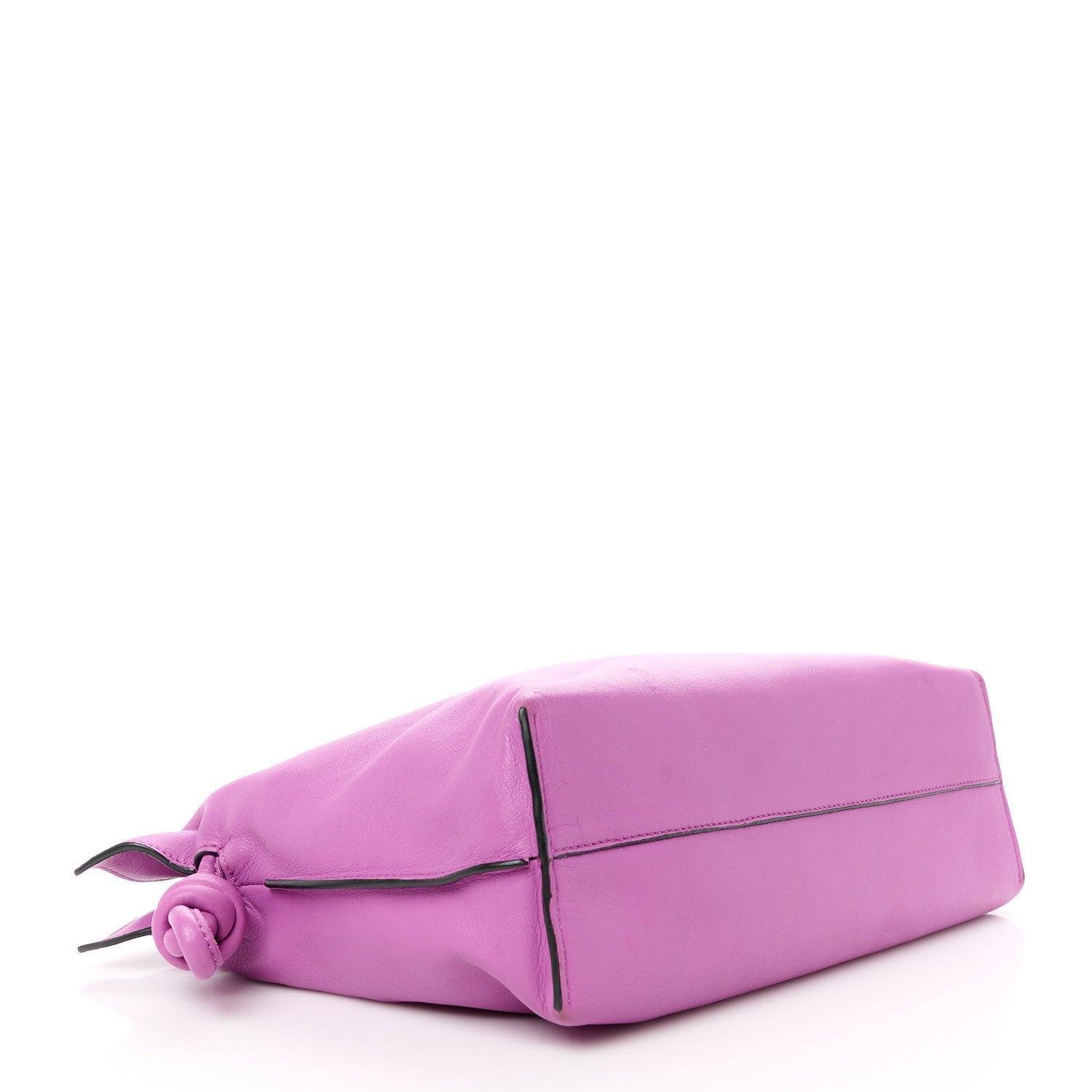 Loewe Calfskin Flamenco Knot Clutch Purple 4 of 10