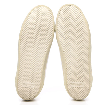 Saint Laurent Distressed Canvas Court Classic Sneakers 40 White 5 of 10