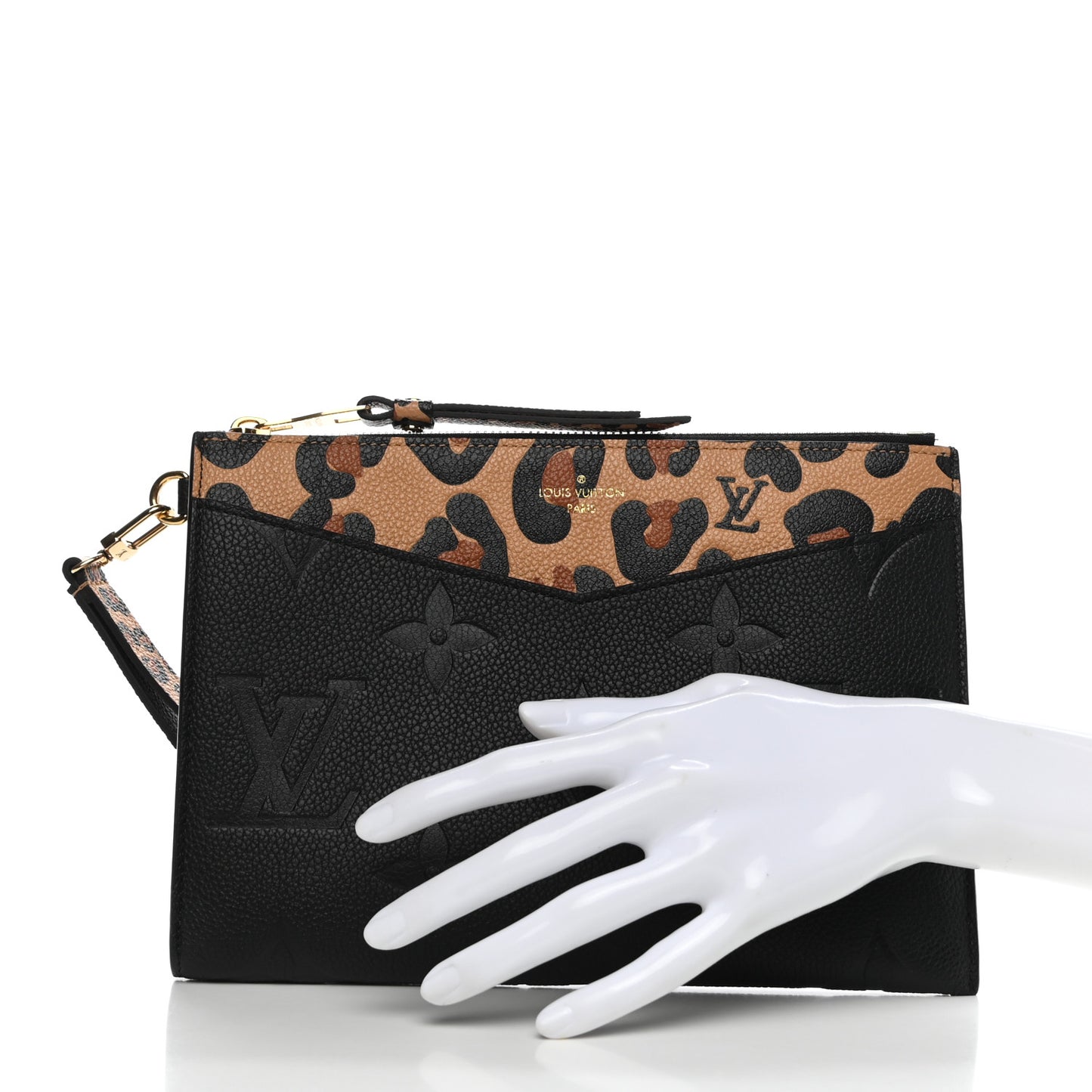 Empreinte Monogram Giant Wild at Heart Pochette Melanie MM Black