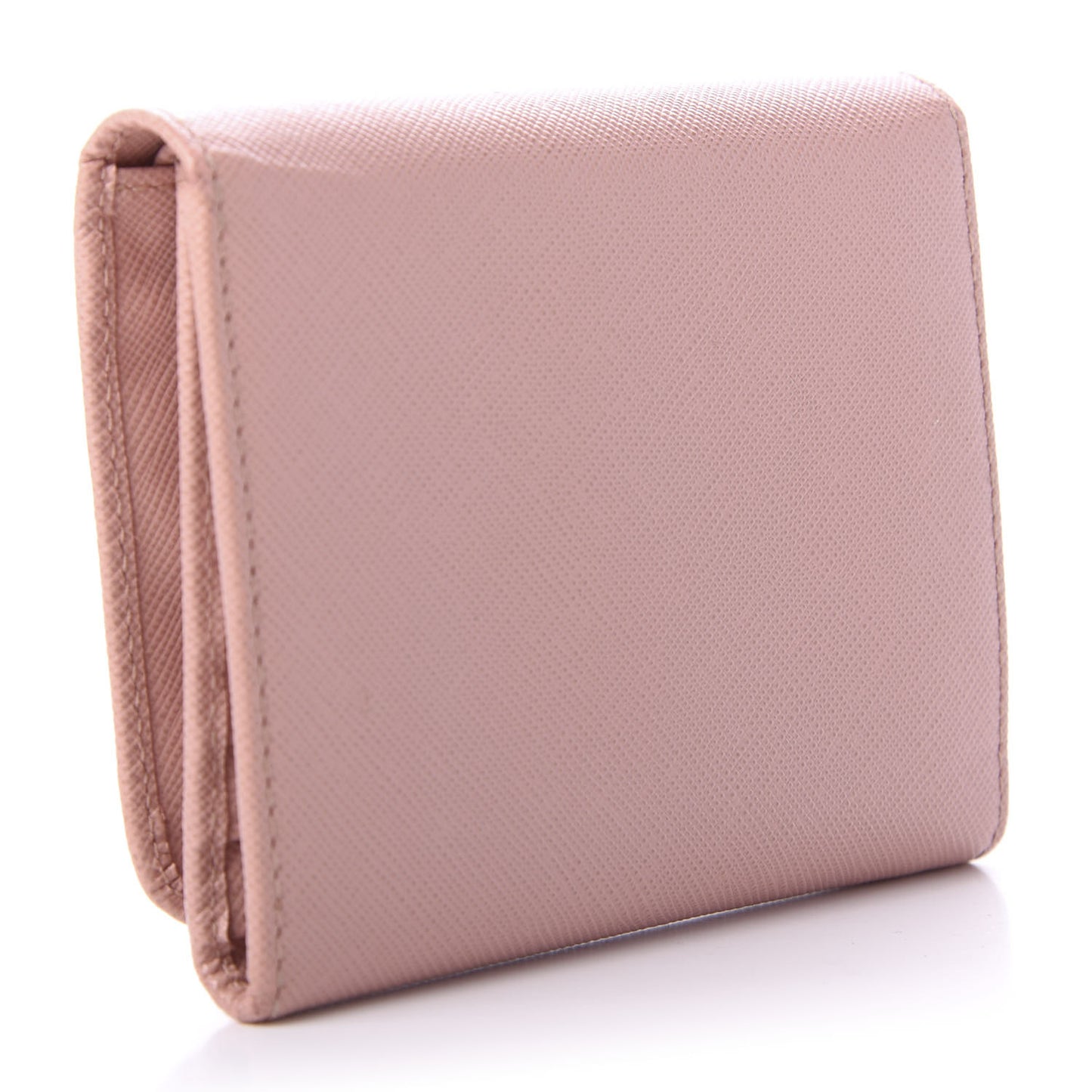 Saffiano Metal Tri-Fold Wallet Orchidea