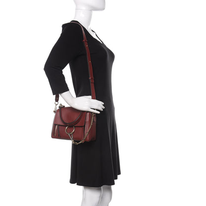 Chloe Calfskin Small Faye Day Shoulder Bag Sienna Red 2 of 13