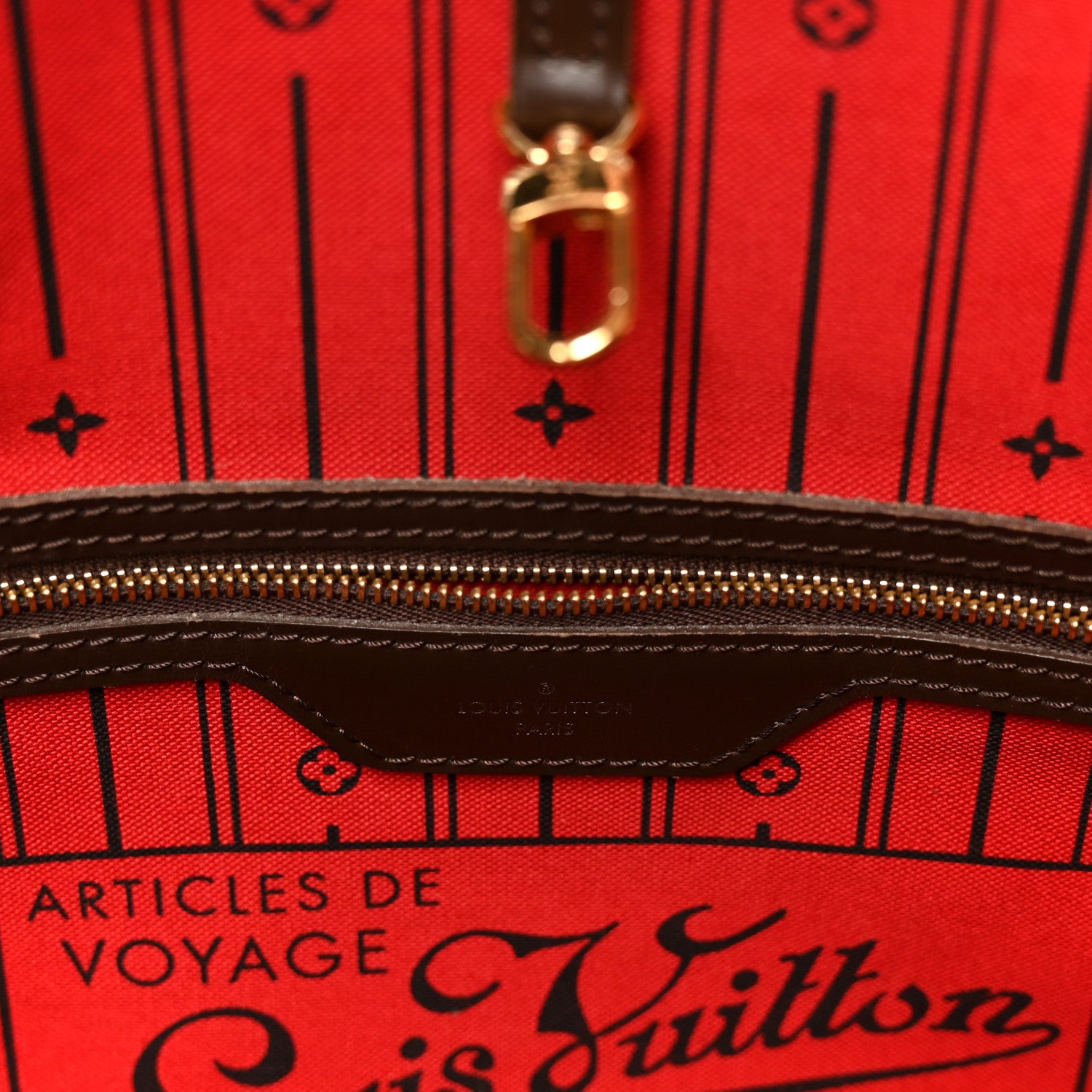 Louis Vuitton Damier Ebene Neverfull MM 7 of 11