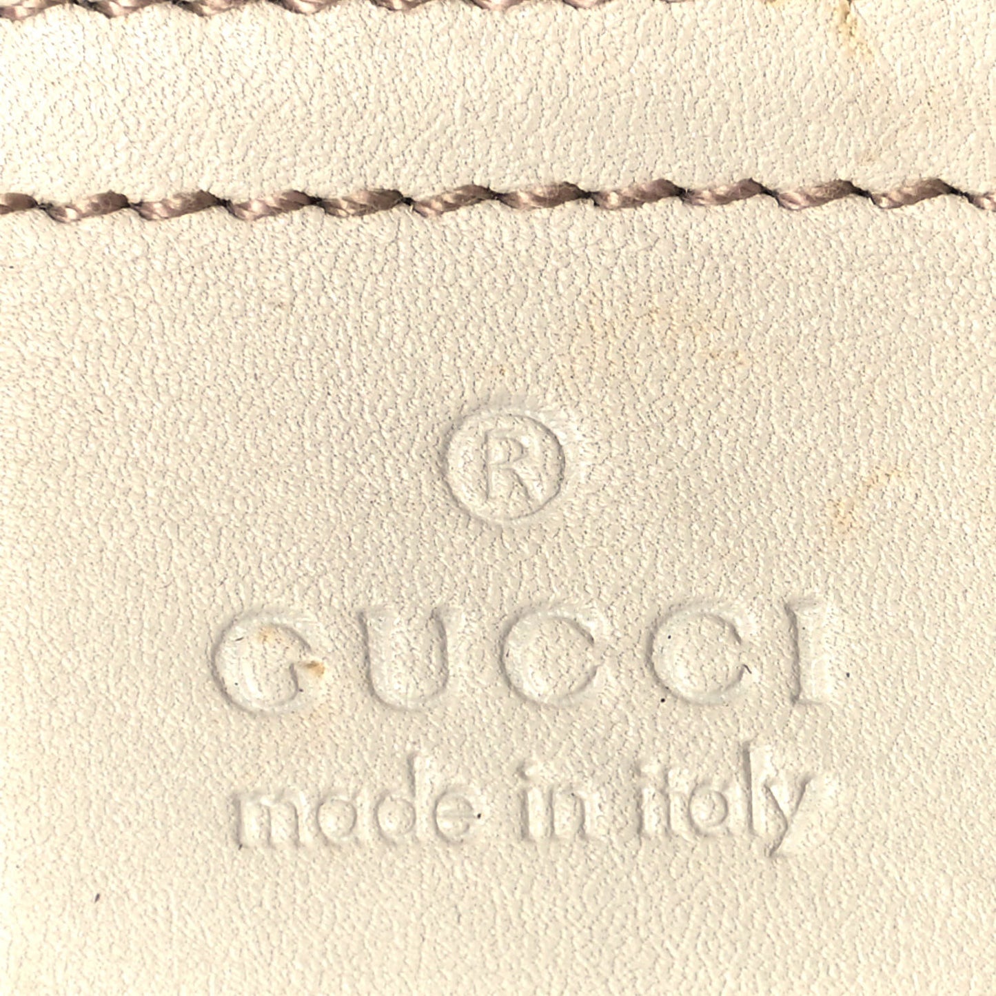 Guccissima Medium Punch Top Handle Tote White