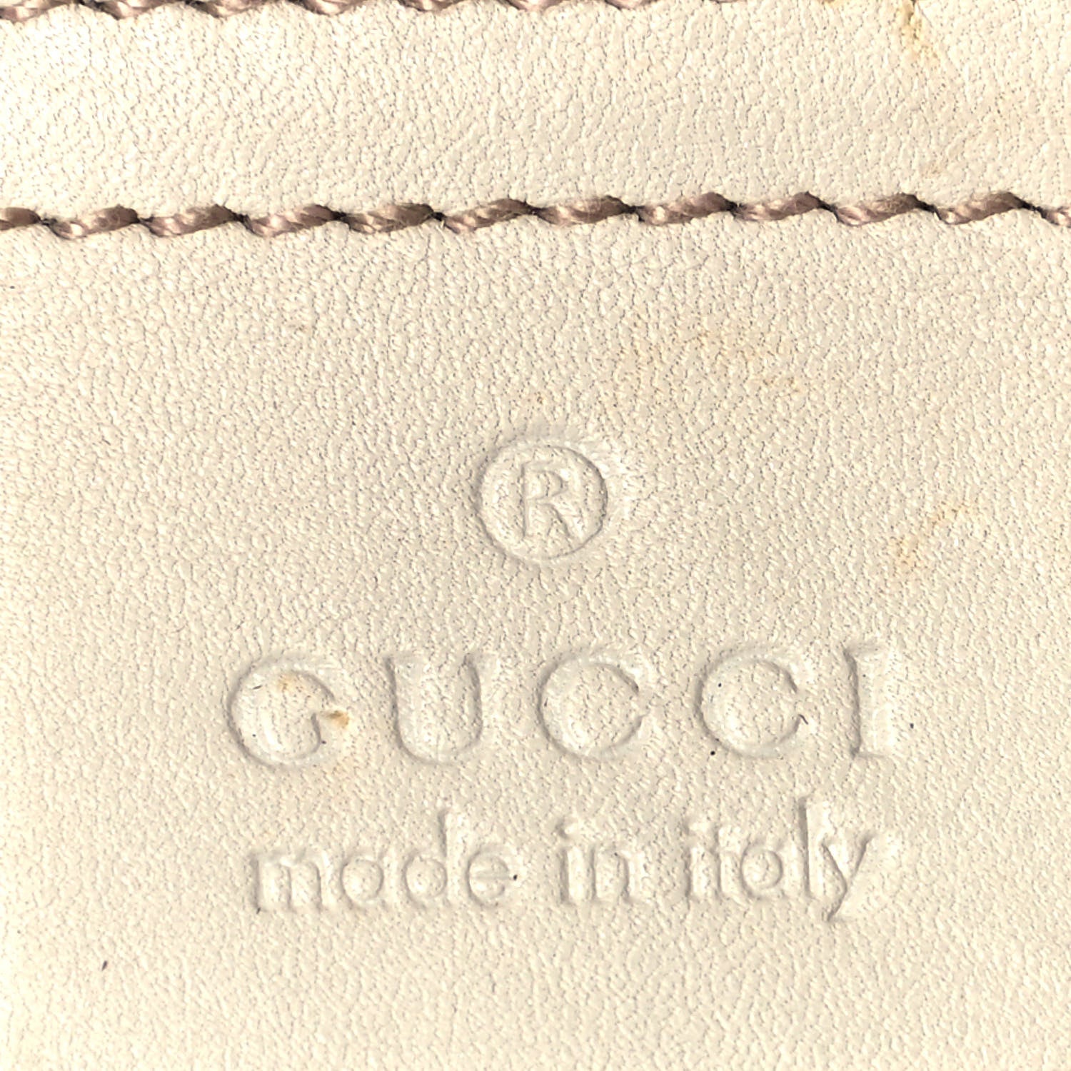 Gucci Guccissima Medium Punch Top Handle Tote White 6 of 16