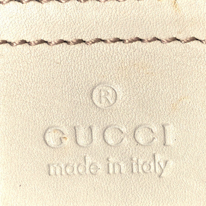 Gucci Guccissima Medium Punch Top Handle Tote White 6 of 16