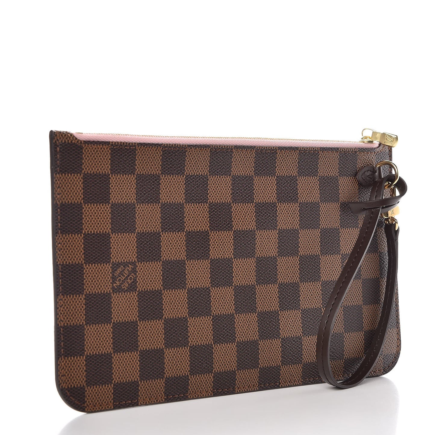 Damier Ebene Neverfull MM GM Pochette Rose Ballerine
