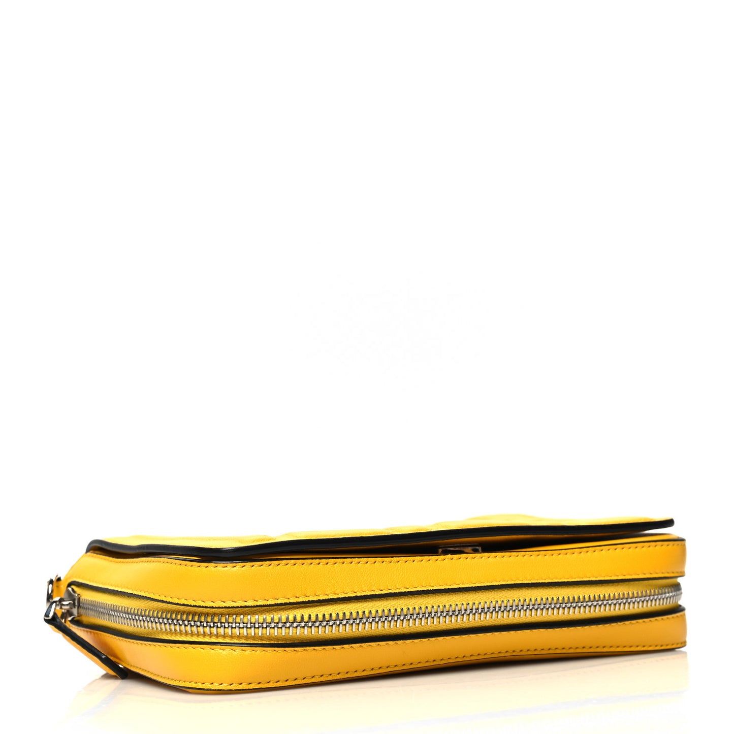 Nappa FF 1974 Embossed Mini Expandable Flap Bag Mimosa