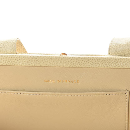 Chanel Caviar Quilted Frame Bag Ivory 6 of 10